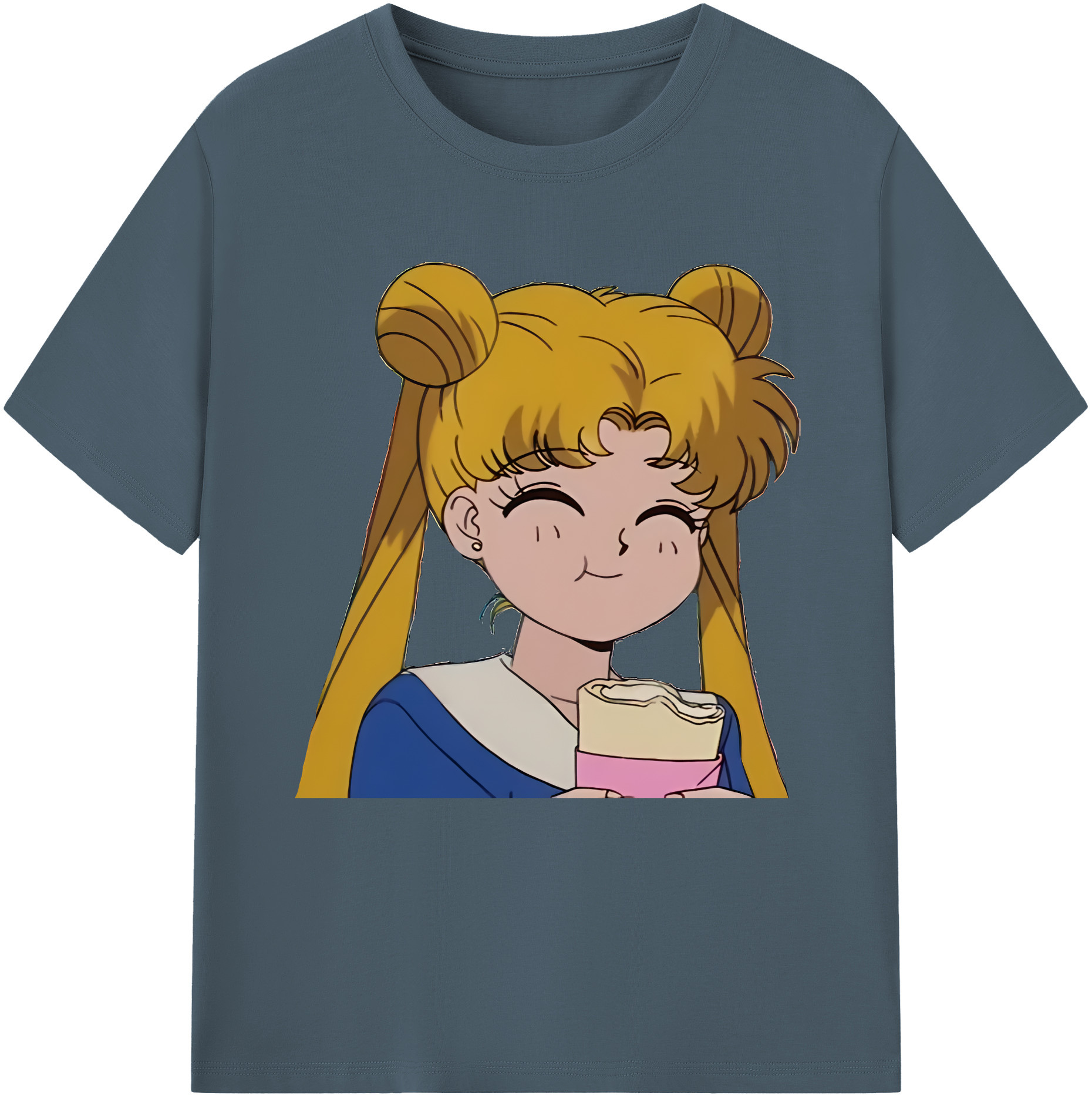 （画像用） 美少女戦士セーラームーン 愛野 美奈子 あいの みなこ Sailor Moon Aino Minako 綿100％半袖Tシャツ（フロントプリント）